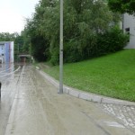 Die Innstraße nach dem Hochwasser