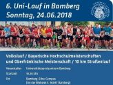 Informationsflyer der 6. Uni-Laufs Bamberg