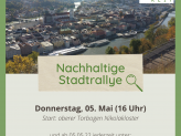 Nachhaltige Stadtrallye Flyer