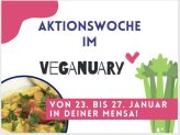Plakat für die Aktionswoche "Veganuary"