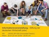 Flyer Informationsveranstaltung - Stiftung der deutschen Wirtschaft