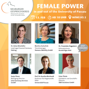 Der Flyer der Veranstaltung Female Power