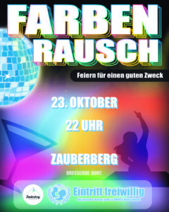Plakat Farbenrausch
