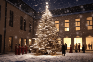 KI generierter Weihnachtsbaum