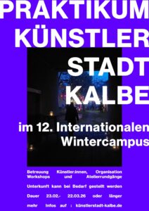 Praktikum Künstler Stadt Kalbe