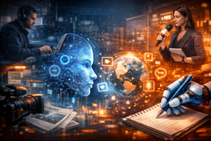 Symbolbild KI und Journalismus