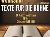 Workshop: Texte für die Bühne